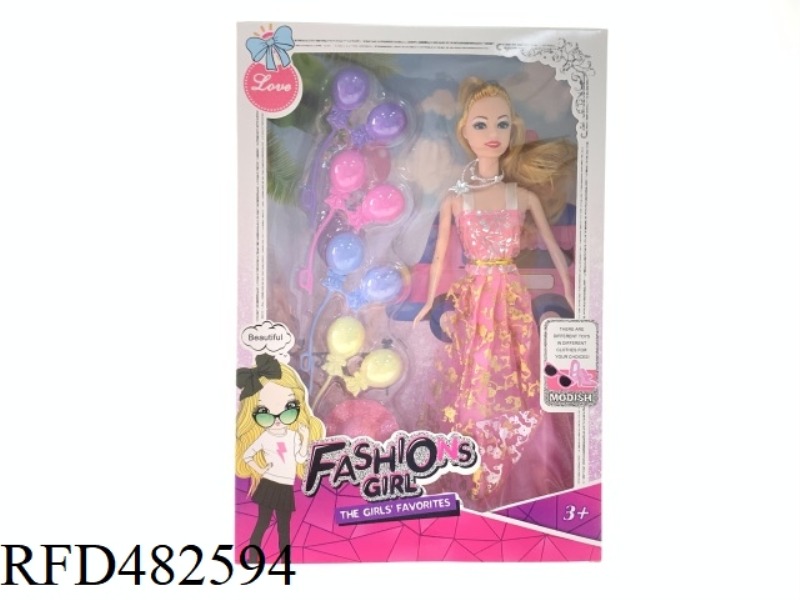 11.5 INCH SOLID BODY FASHION TREND BARBIE DOLL