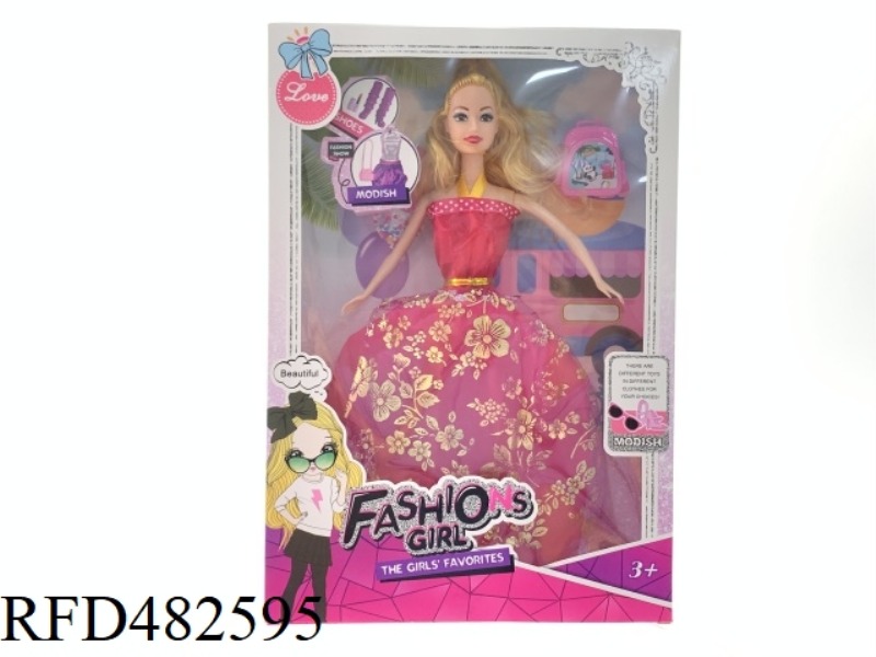 11.5 INCH SOLID BODY FASHION TREND BARBIE DOLL