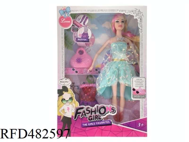 11.5 INCH SOLID BODY FASHION TREND BARBIE DOLL
