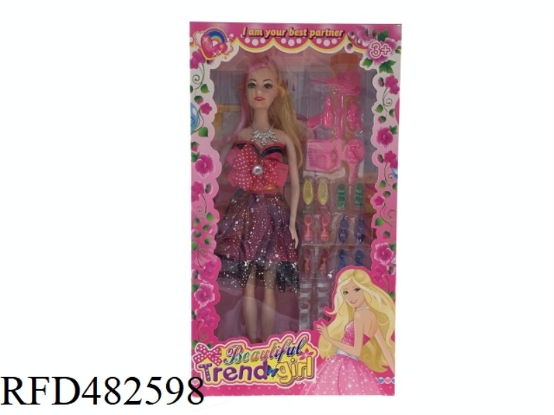 11.5 INCH SOLID BODY FASHION TREND BARBIE DOLL