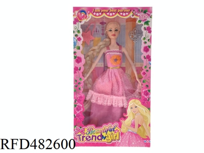 11.5 INCH SOLID BODY FASHION TREND BARBIE DOLL
