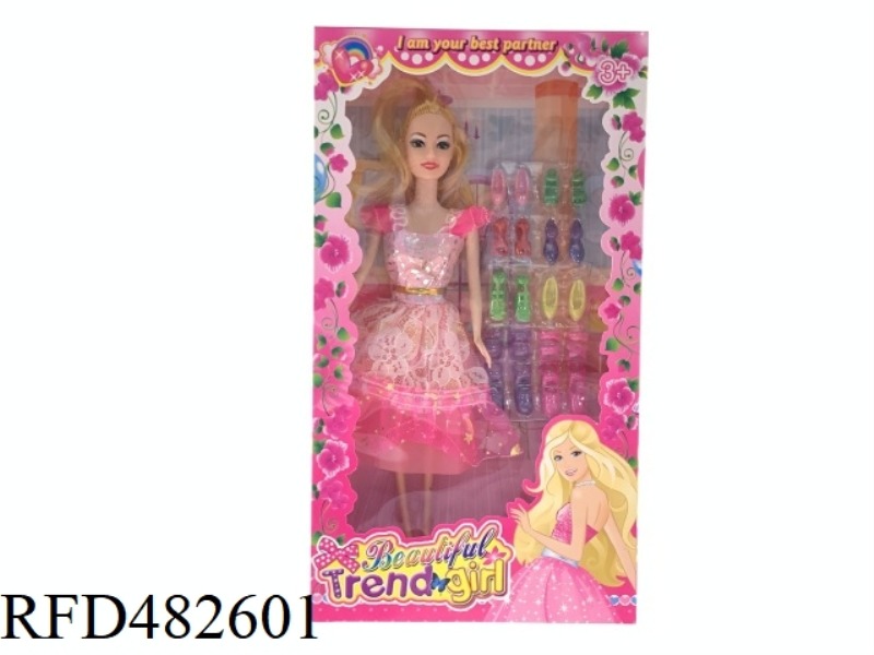 11.5 INCH SOLID BODY FASHION TREND BARBIE DOLL
