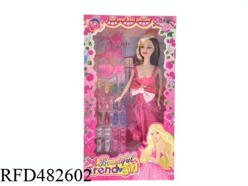 11.5 INCH SOLID BODY FASHION TRENDY BARBIE SUIT