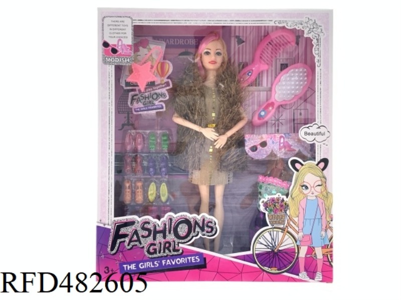 11.5 INCH SOLID BODY FASHION TRENDY BARBIE SUIT