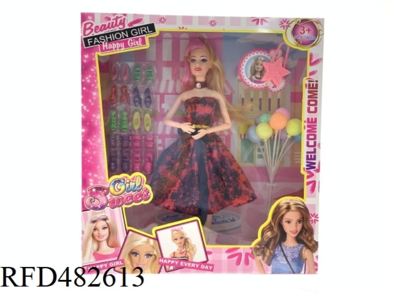 11.5 INCH SOLID BODY FASHION TRENDY BARBIE SUIT