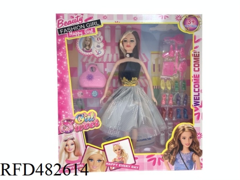 11.5 INCH SOLID BODY FASHION TRENDY BARBIE SUIT