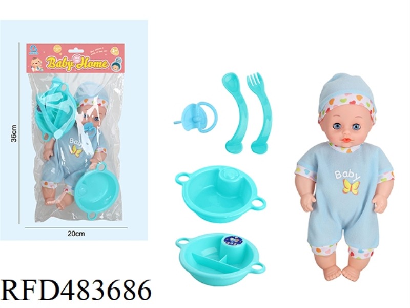 12 INCH VINYL HEAD/BOTTLE BODY LIVE EYE DOLL