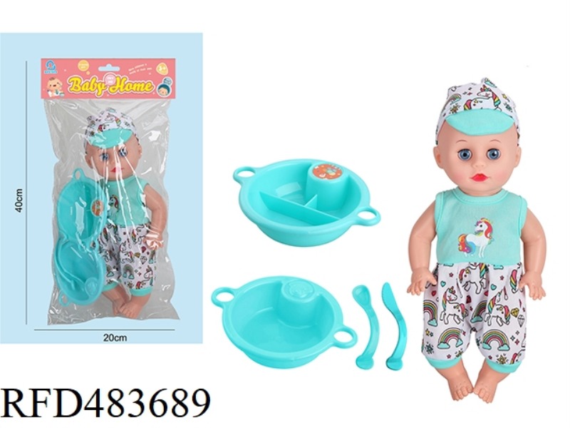 14 INCH VINYL HEAD/BOTTLE BODY LIVE EYE DOLL 12 SOUND IC