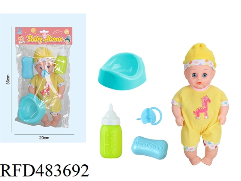 12 INCH VINYL HEAD/BOTTLE BODY LIVE EYE DOLL