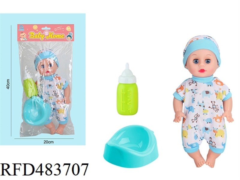 14 INCH VINYL HEAD/BOTTLE BODY LIVE EYE DOLL 12 SOUND IC