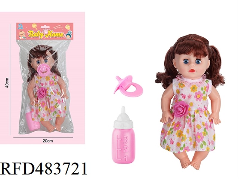 14 INCH VINYL HEAD/BOTTLE BODY LIVE EYE DOLL 12 SOUND IC