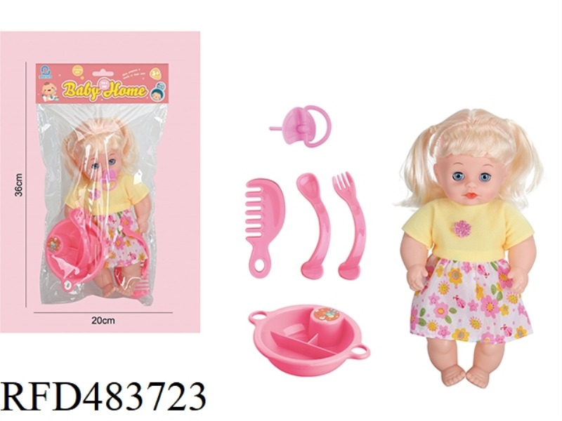 12 INCH VINYL HEAD/BOTTLE BODY LIVE EYE DOLL