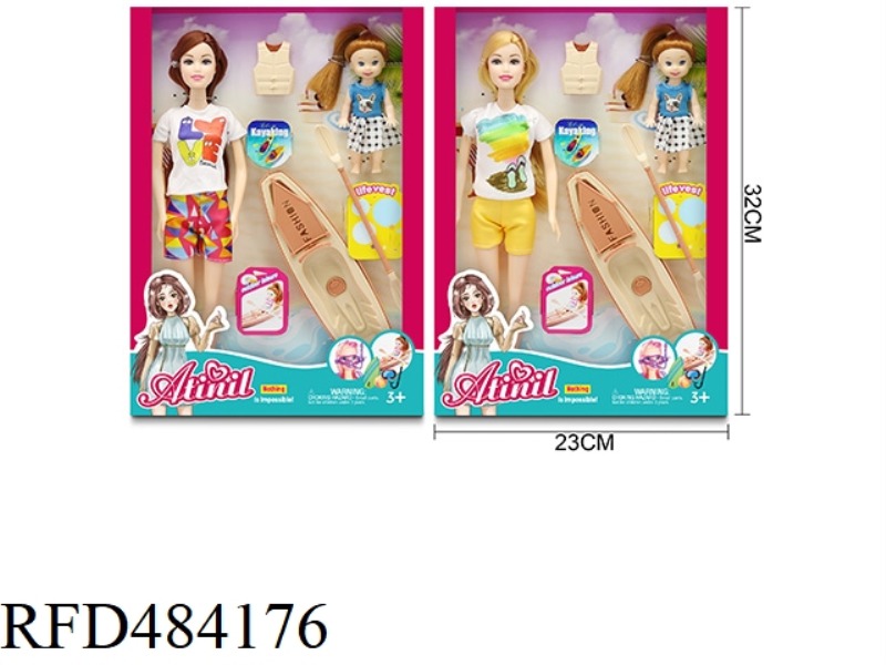 11 INCH THIGH BODY PARENT-CHILD YACHT DOLL
