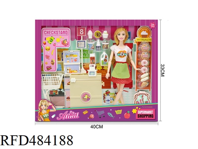 ELEVEN JOINTS AND BODY SNACKS CASHIER DOLL