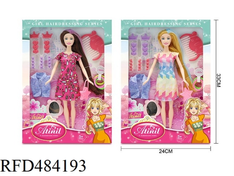 11 INCH THIGH BODY HAIRDRESSING BEAUTY COSMETICS AITINGER DOLL SERIES