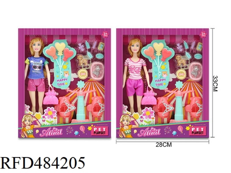 11 INCH THIGH BODY OUTDOOR PET AMUSEMENT PARK DOLL