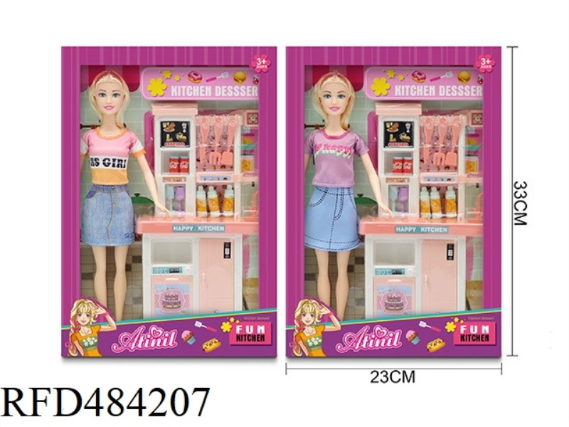11 INCH THIGH BODY BREAD DESSERT HOUSE SET DOLL