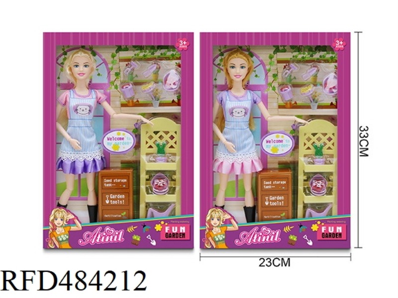 1 INCH JOINTED BODY GARDENING GARDEN DOLL