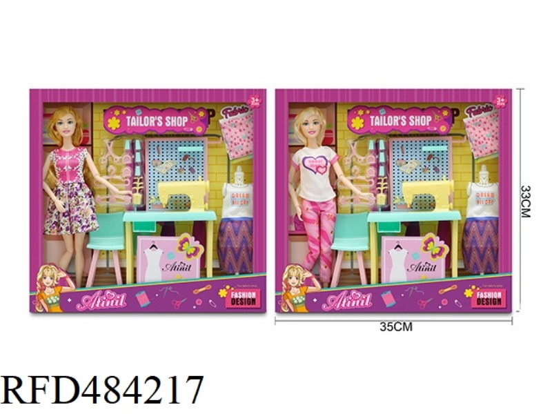 11-INCH JOINT BODY FASHION DESIGNER SET DOLL