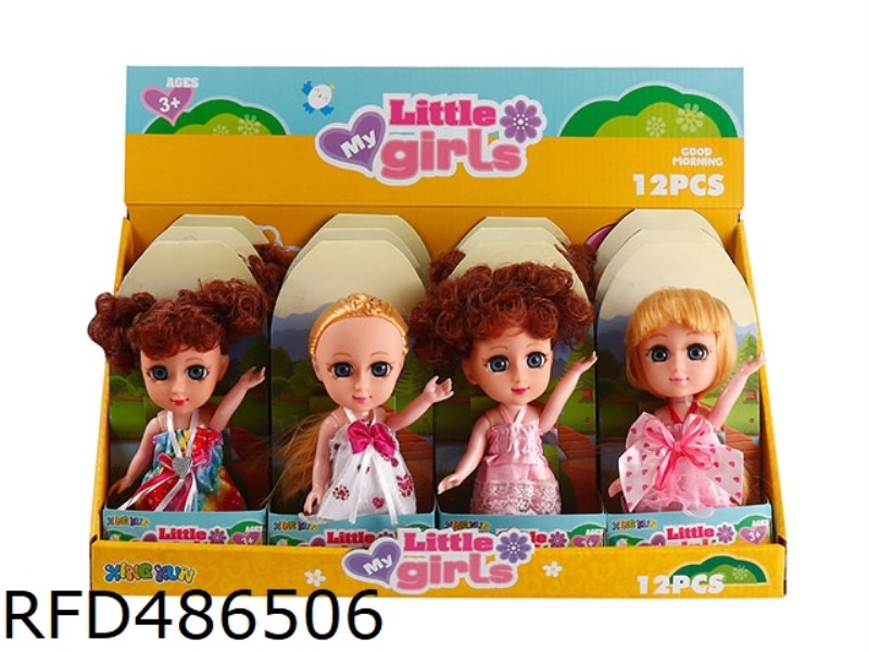 6 INCH DOLL /4 MIXED 12PCS