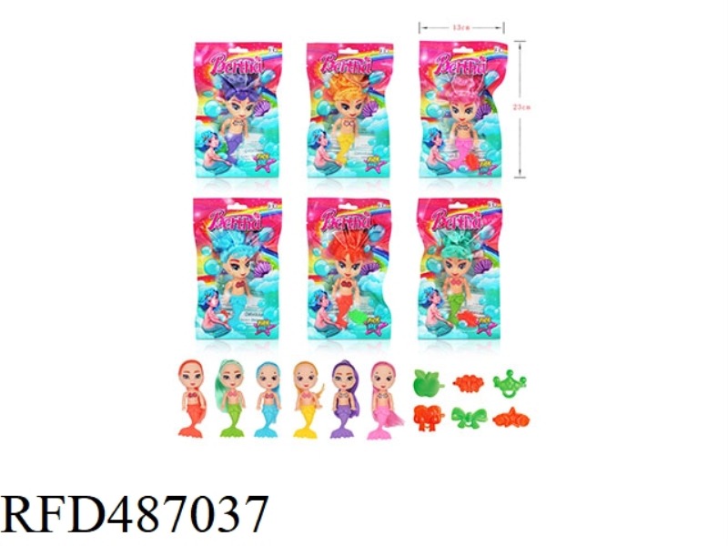 SINGLE CHUANGTOU 5-INCH MERMAID WITH SMALL ACCESSORIES (6 MIXED)