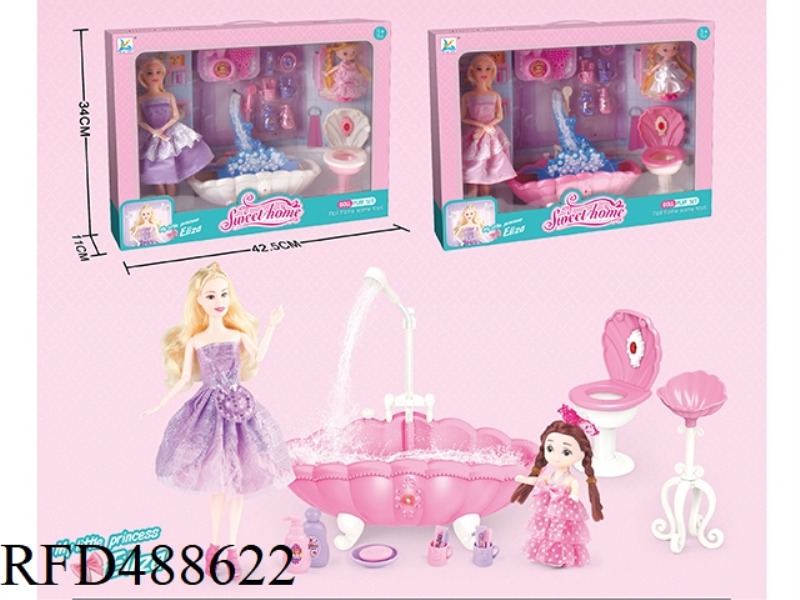ELECTRIC BATHROOM SUITE FITTED WITH 11-JOINT BARBIE