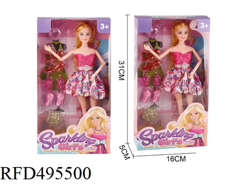 11.5-INCH, 11-JOINT FASHION BARBIE