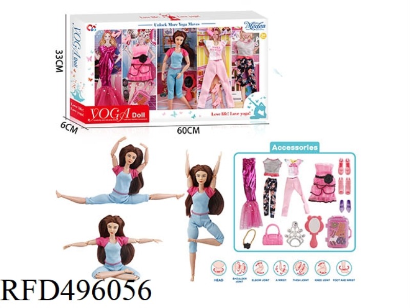 11.5-INCH, 21-JOINT YOGA DRESS BARBIE