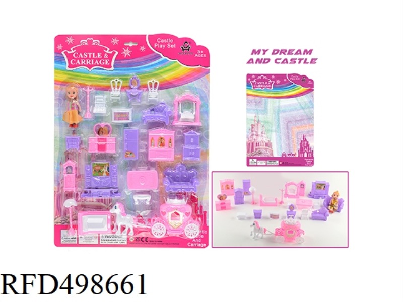 BARBIE PRINCESS CARRIAGE SET