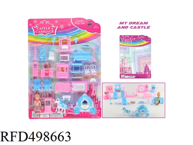 BARBIE PRINCESS CARRIAGE SET