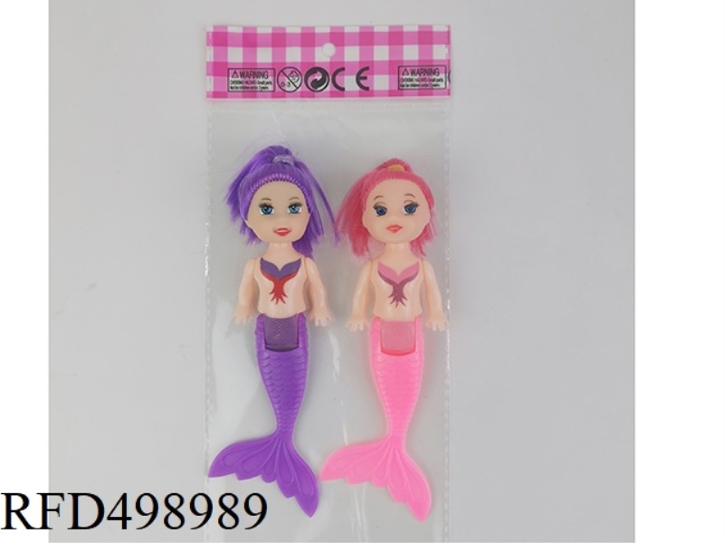 THREE INCHES SOLID BODY STRAIGHT TAIL MERMAID TWO