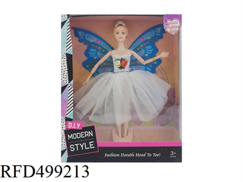 11-INCH FULL-BODY NINE-JOINTED FLOWER FAIRY FANG FAIRY BARBIE DOLL