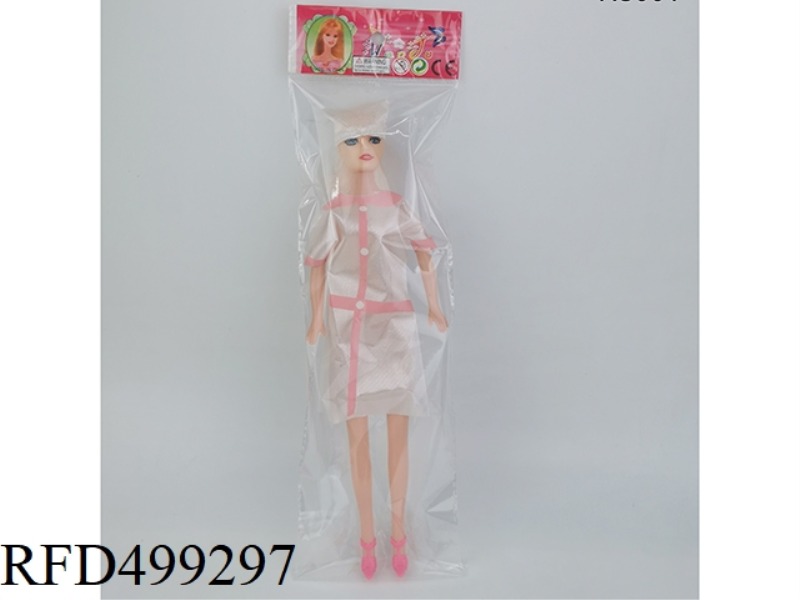 11-INCH NURSE BARBIE WITH NOTHING ON
