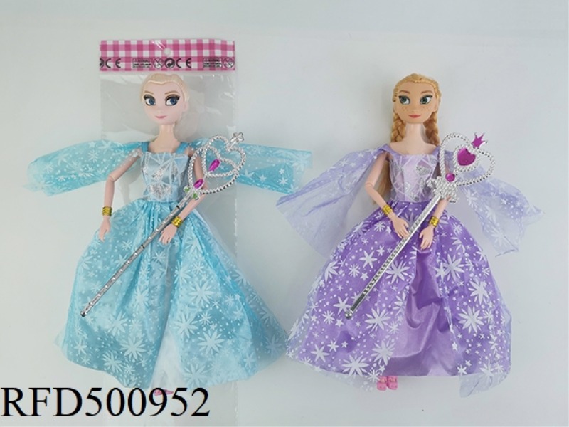 11-INCH BODY NINE JOINTS FROZEN SISTERS AND MAGIC WAND