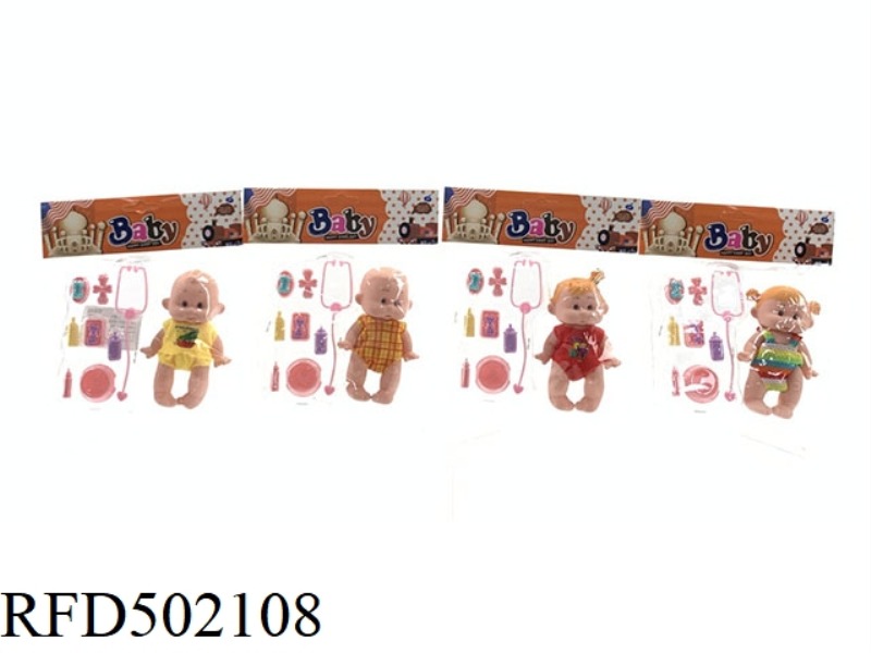 5 INCH FRUIT DOLL WITH PLASTIC BLISTER SHEET