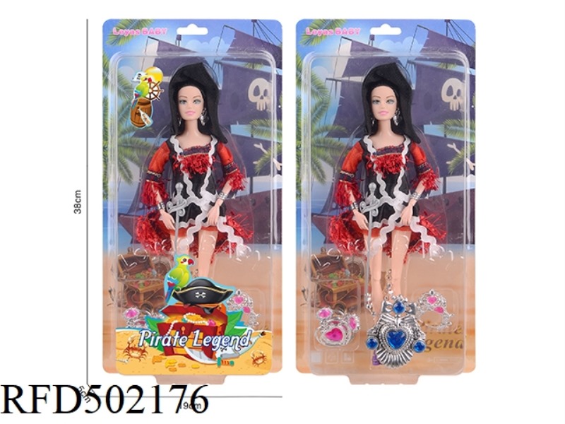 11-INCH FULL-BODY PIRATE DOLL COLLECTION