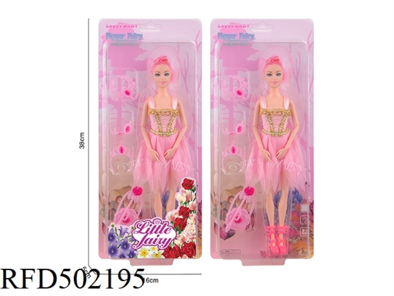 11-INCH FULL-BODY FAIRY DOLL WITH JOINTED HANDS AND FEET