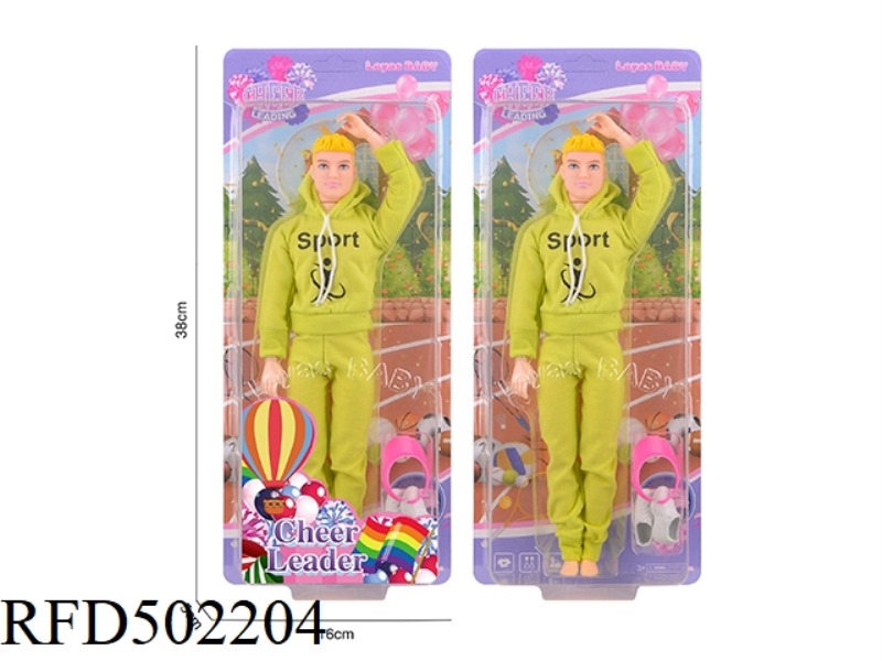 THE 11-INCH BODY MAN CHEERLEADING DOLL LINE