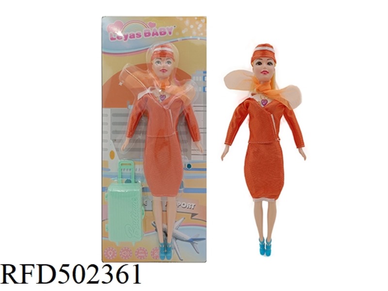 11-INCH FULL-BODY STEWARDESS DOLL SERIES