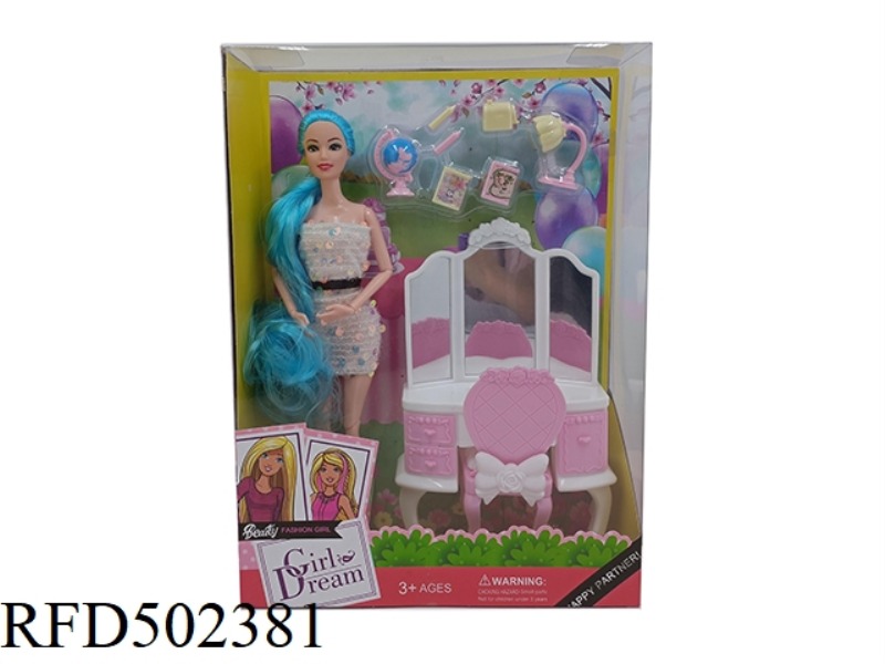 AN 11-INCH BODY DOLL WITH JOINTED HANDS AND FEET