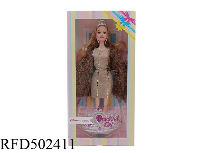 AN 11-INCH BODY DOLL WITH JOINTED HANDS AND FEET