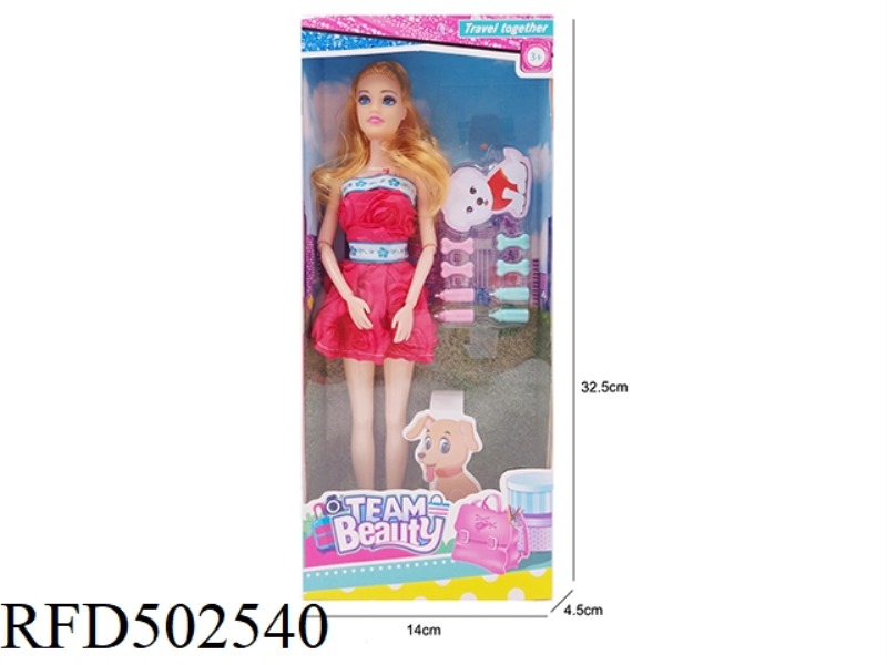ELEVEN INCH BODY JOINT MOVING HAND BARBIE DOLL