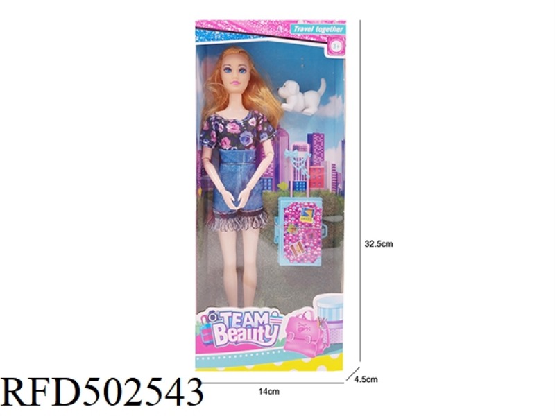 ELEVEN INCH BODY JOINT MOVING HAND BARBIE DOLL