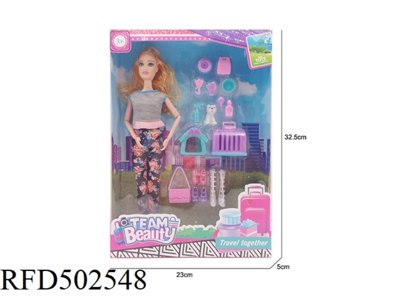 ELEVEN INCH BODY JOINT MOVING HAND BARBIE DOLL