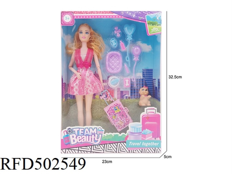 ELEVEN INCH BODY JOINT MOVING HAND BARBIE DOLL
