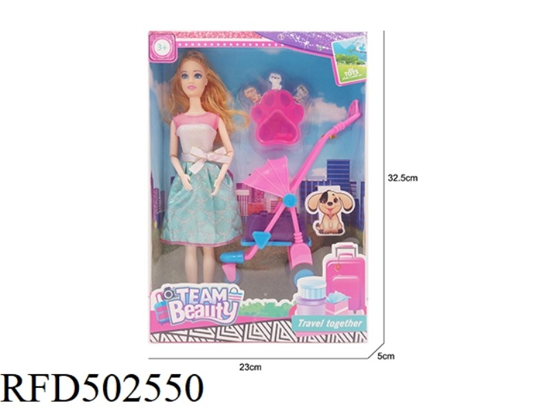 ELEVEN INCH BODY JOINT MOVING HAND BARBIE DOLL