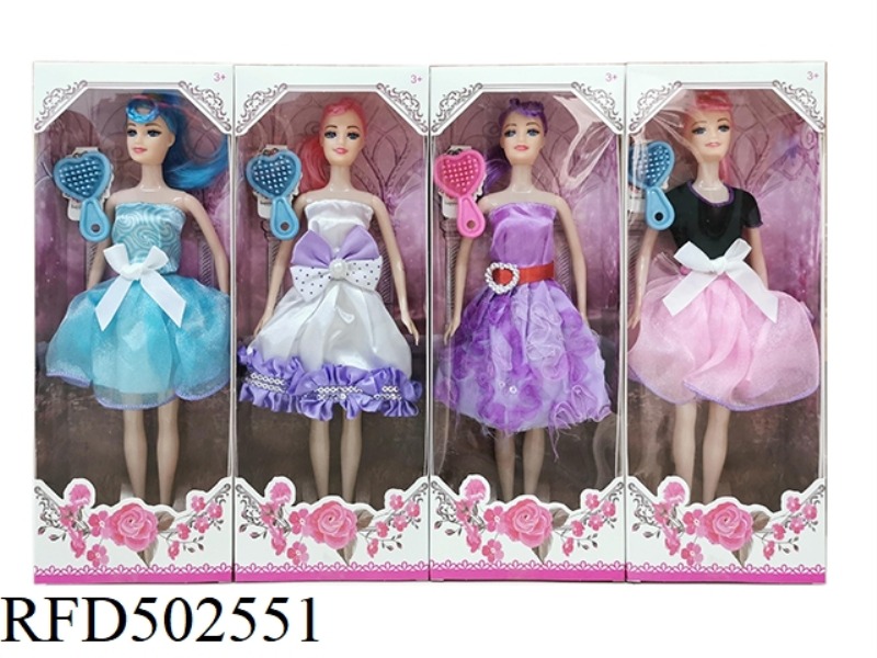 11-INCH FULL-BODY (LIVE HAND) BARBIE DOLL IN A MIX OF COLORS AND STYLES