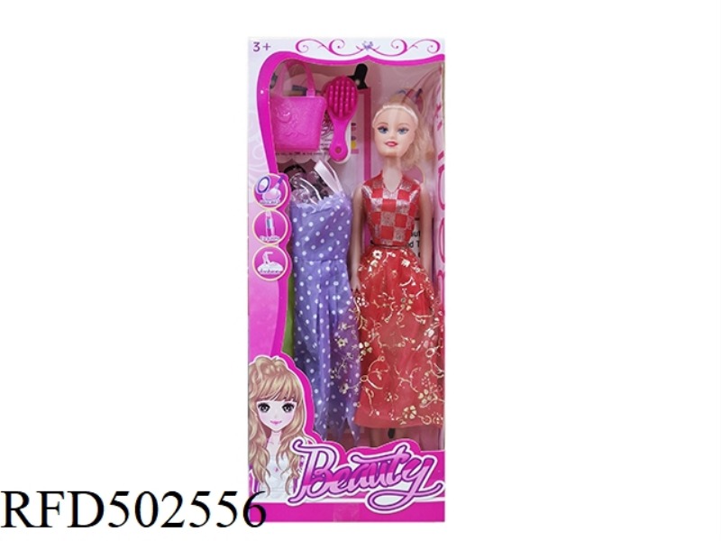 THE 11-INCH BARBIE DOLL COMES IN A VARIETY OF DIFFERENT COLORS