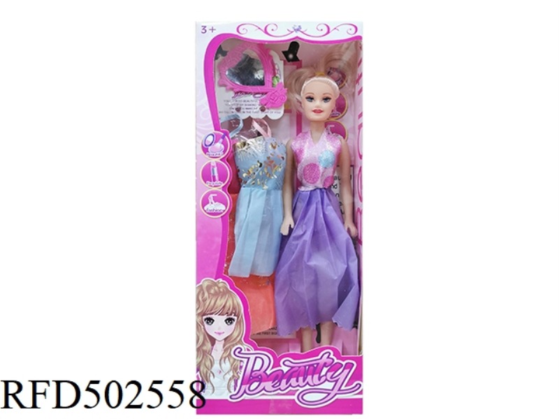 THE 11-INCH BARBIE DOLL COMES IN A VARIETY OF DIFFERENT COLORS