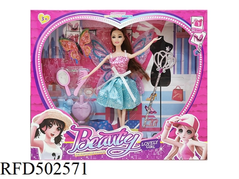 11-INCH FULL-BODY (LIVE HAND) BARBIE DOLL IN A MIX OF COLORS AND STYLES